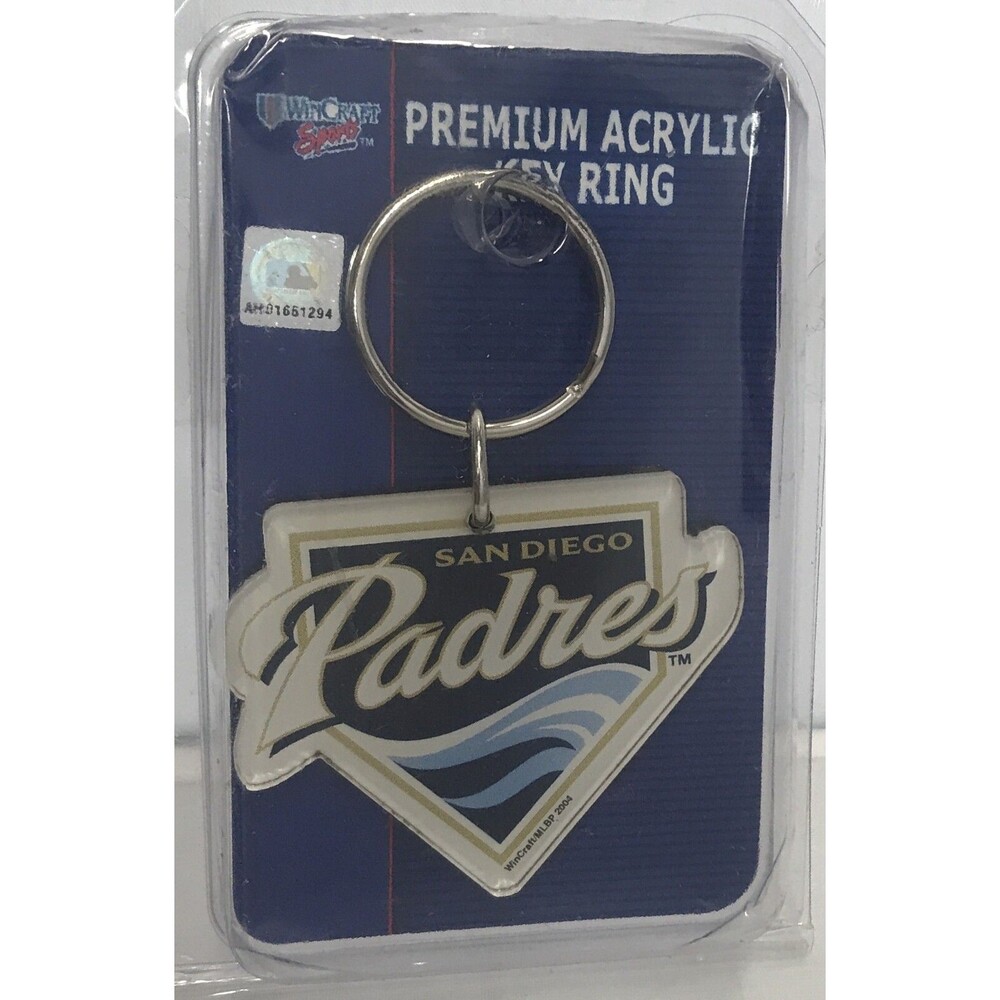 MLB San Diego Padres Premium Acrylic Key Ring (032085189141) WinCraft * NEW